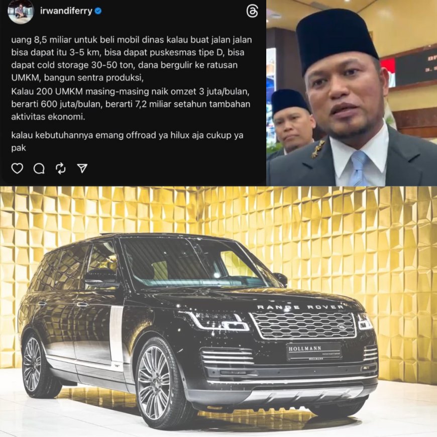 Gubernur Kaltim Lebih Mewah dari Presiden? Mobil Dinas Rp8,5 Miliar Disemprot Influencer Nasional