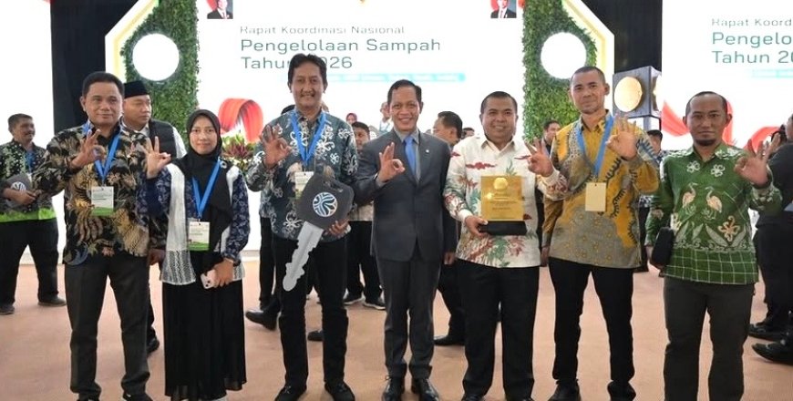 Bontang Sabet Peringkat 5 Nasional, Raih Penghargaan Kota Terbaik Menuju Kota Bersih 2026