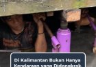 Proses Pengangkatan Rumah di Kalimantan Jadi Sorotan