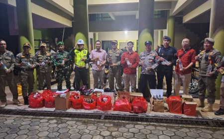 Peredaran Miras Masih Marak di Berau, Aparat Sita Ratusan Botol Selama Ramadan