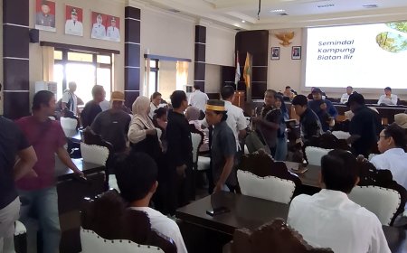 Sempat Ricuh! Pertemuan Tapal Batas Biatan Ilir-Melawai di Kantor Bupati Berau Berakhir Tegas