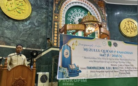 Peringati Nuzulul Qur’an, Sekda Berau Serukan Pesan Toleransi di Tengah Masyarakat