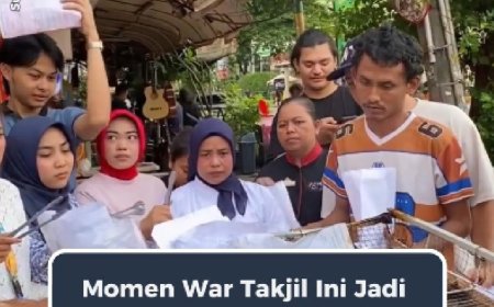 Fenomena Rebutan Takjil Menjelang Berbuka