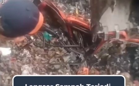 Longsor Sampah Terjadi di TPST Bantargebang, Bekasi