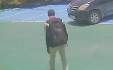 Seorang Pria Ngamuk di Kantor Pengadilan Tanjung Redeb, Bawa Senjata Tajam